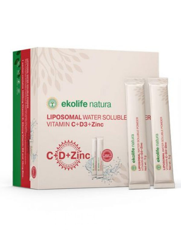 Ekolife Natura Liposomal C + D3 + Zink 21x5g BioFabrik