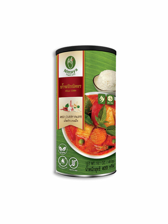 Nittaya Crvena Curry pasta u pakiranju od 400g