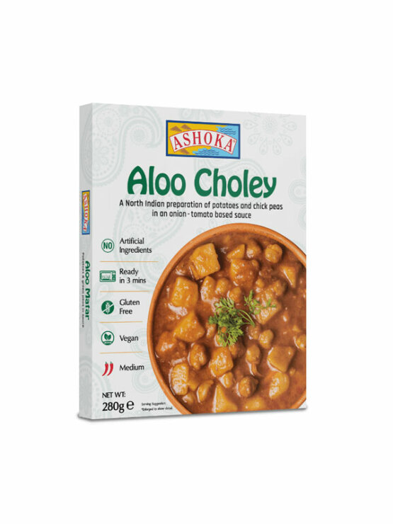 Ashoka Instant curry Aloo Choley - Bez glutena u pakiranju od  280g