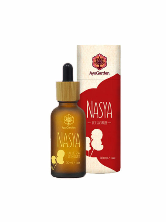 AyuGarden Nasya ulje za sinuse u bočici sa kapaljkom  30 ml