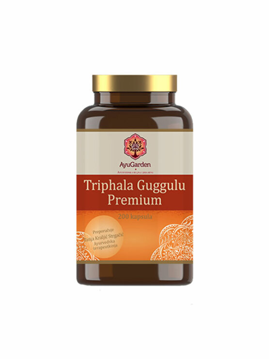 AyuGarden Triphala Guggulu premium u bočici od 200 kapsula