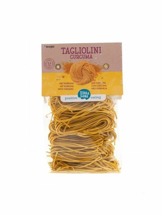 Terrasana Tjestenina s kurkumom Tagliolini - Organski  u pakiranju od 250g