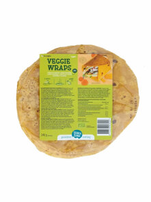 Terrasana Veggie Tortilje Mrkva & Bundeva 6 kom - Organski u pakiranju od 240g