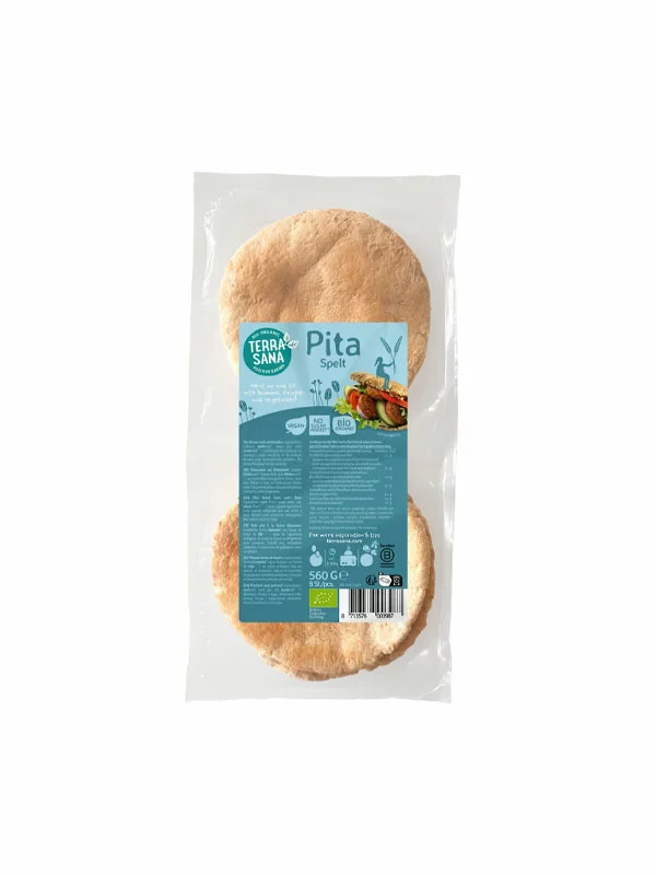 Pita kruh 8kom - Organski 560g Terrasana