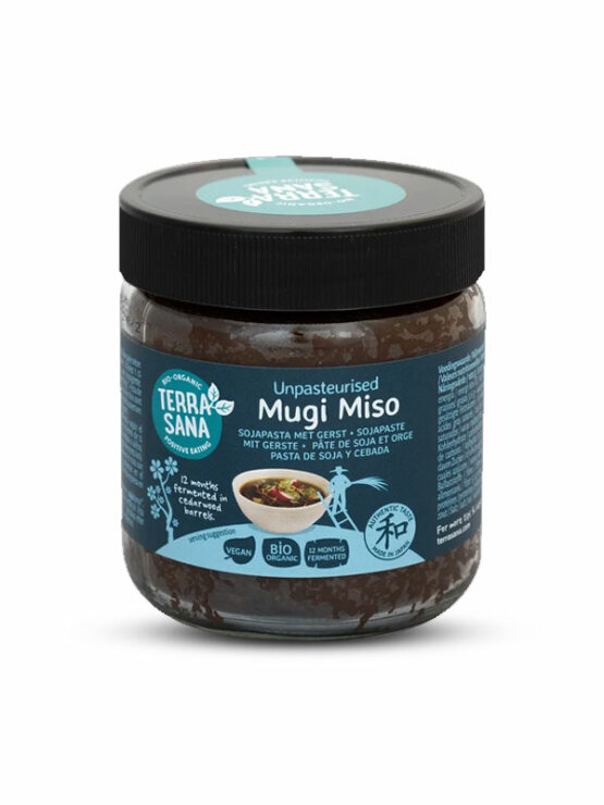 Terrasana Mugi Miso s ječmom Nepasterizirani - Organski u staklenci od 350g