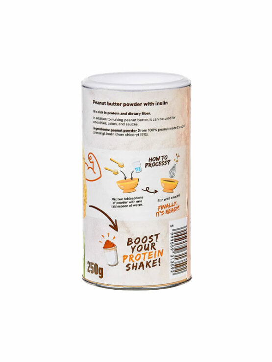 Naturmind Kikiriki maslac PRAH s inulinom Bez glutena u ambalaži od  250g
