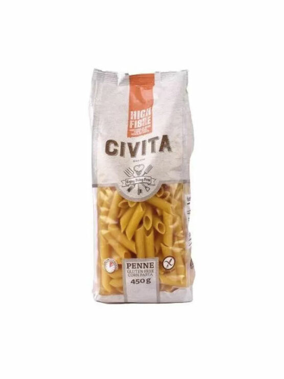 Civita Kukuruzna tjestenina s vlaknima - Penne Bez glutena u pakiranju od 450g