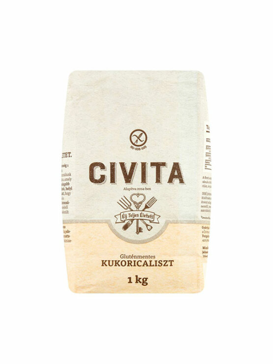 Civita Kukuruzno brašno - Bez glutena u papirnatoj ambalaži od 1000g
