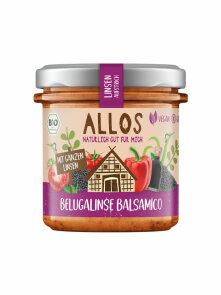 Veganski namaz Crna Beluga leća & Balsamico Bez glutena - organski 140g Allos