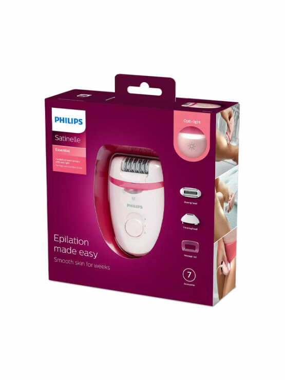 Philips kompaktni epilator Satinelle Essential sa 7 nastavaka