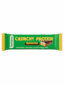 Bombus Hrskava proteinska pločica Bez glutena Banana - 50g
