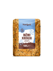 Nutrigold rižini krekeri sjemenke i morska sol u pakiranju od 100g