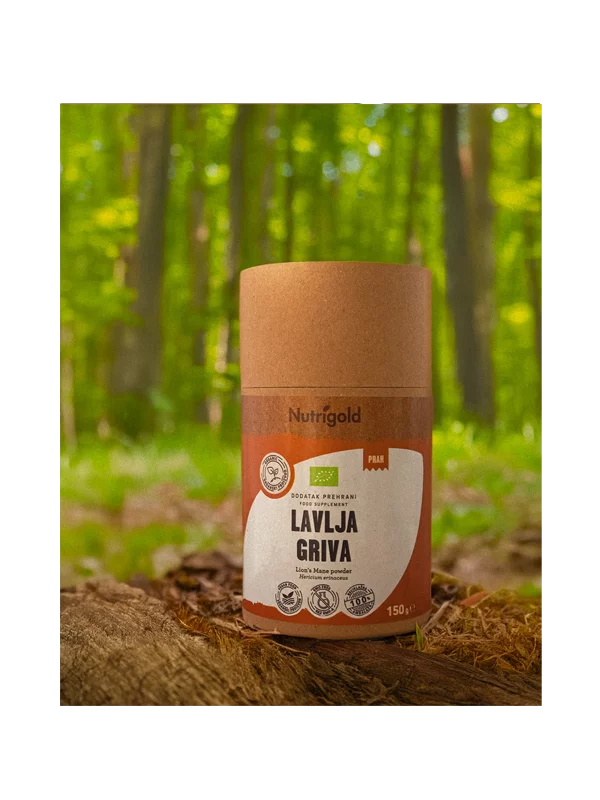 Lavlja griva u prahu - Organska 150g Nutrigold