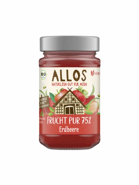 Namaz od 75% Jagode Bez glutena - Organski 250g Allos