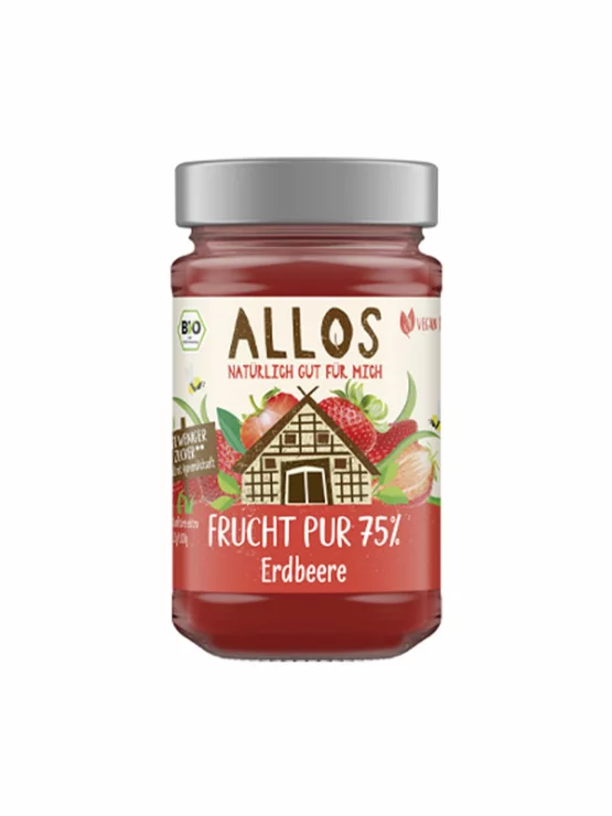 Namaz od 75% Jagode Bez glutena - Organski 250g Allos