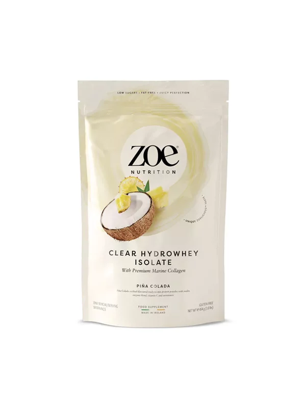 zoe Nutrition Clear Hydrowhey Pina Colada u pakiranju od 454g