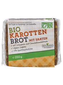 Kruh s mrkvom i sjemenkama lana i suncokreta - Organski 250g Franken Korn