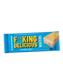All Nutrition Hrskavi wafli bez dodanog šećera vanilija u pakiranju od 80g