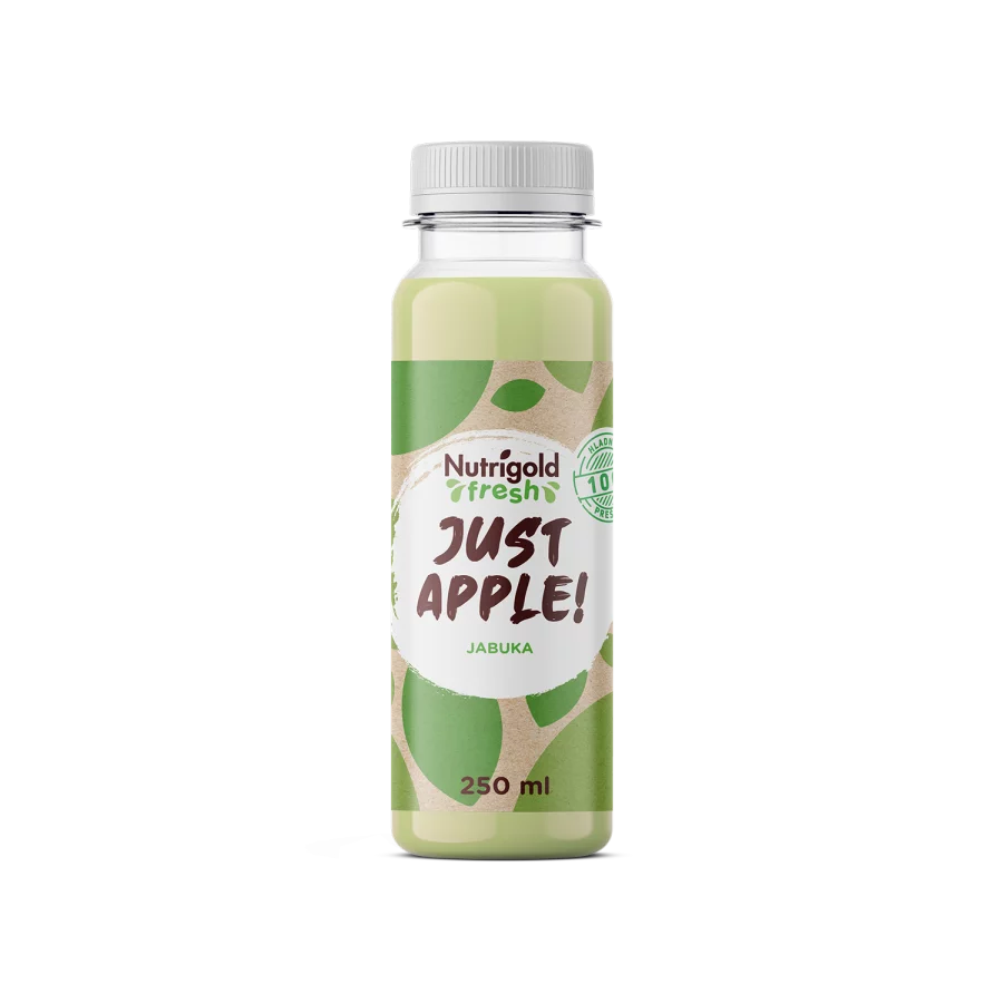 Nutrigold Fresh hladno prešani Sok od jabuke u bočici od 250ml