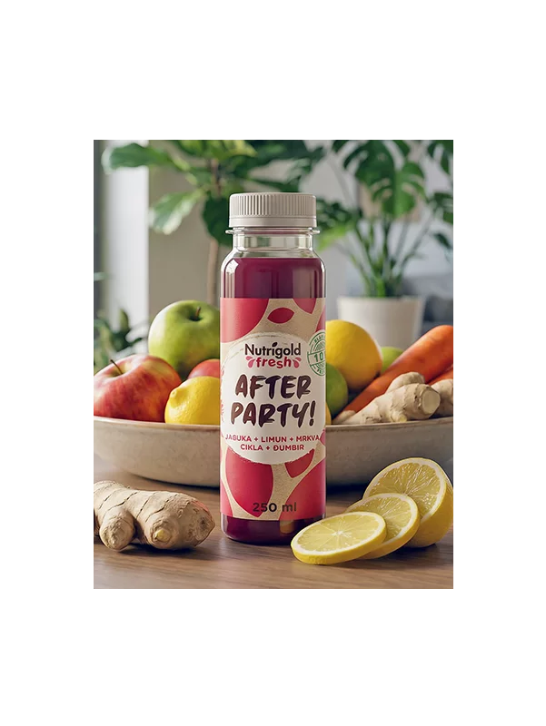 Nutrigold Fresh Sok od cikle, đumbira i jabuke u boci od  250ml