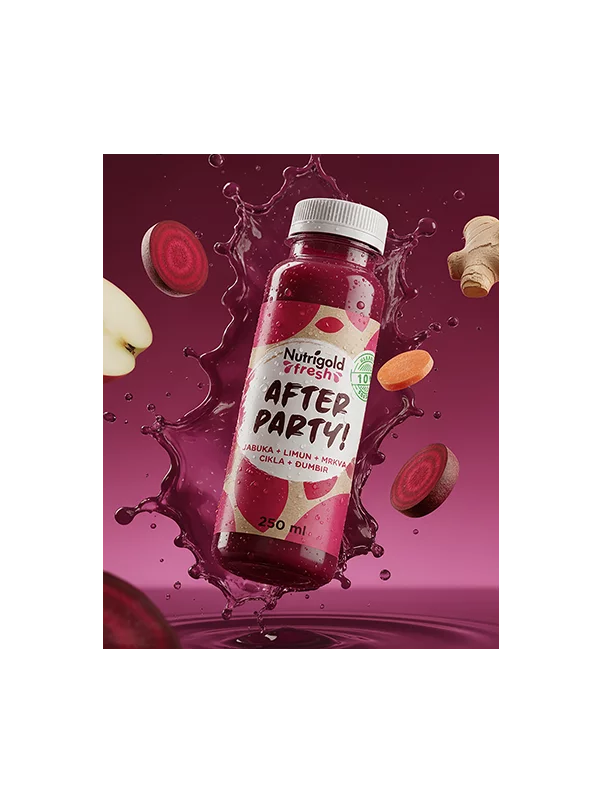 Nutrigold Fresh Sok od cikle, đumbira i jabuke u boci od  250ml