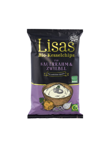 Lisas Čips Kiselo vrhnje & Luk - Organski u pakiranju od 125g