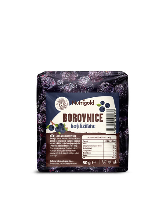 Nutrigold Liofilizirane borovnice u pakiranju od  50g
