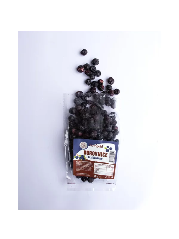 Liofilizirane borovnice - 50g Nutrigold