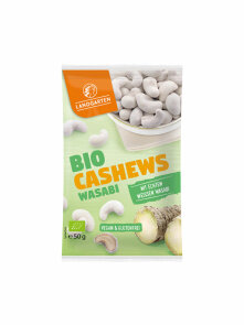 Indijski oraščići s wasabijem Bez glutena - organski 50g Landgarten