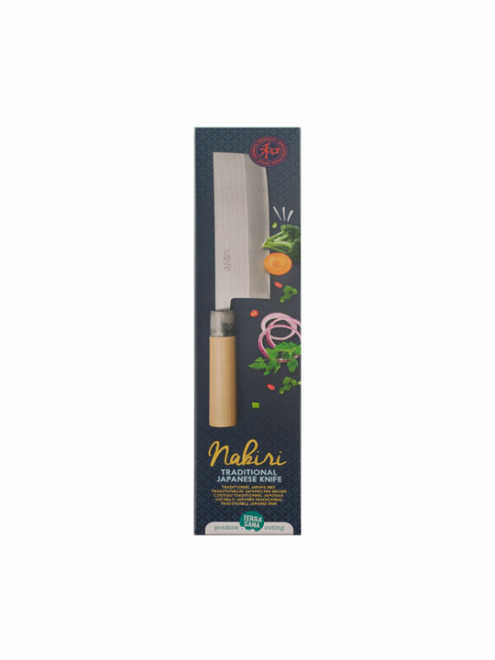 Terrasana Tradicionalni japanski nož za povrće Nakiri -s oštricom od 13 inch