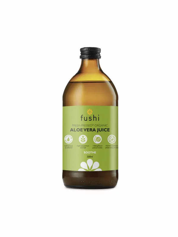 Fushi Aloe vera sok Hladno prešani - Organski u staklenoj boci od  500ml