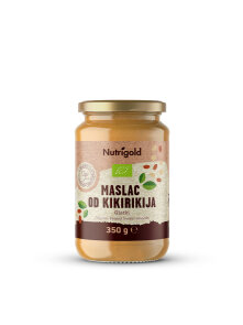 Nutrigold Kikiriki maslac Glatki - Organski u staklenoj ambalaži od 350g
