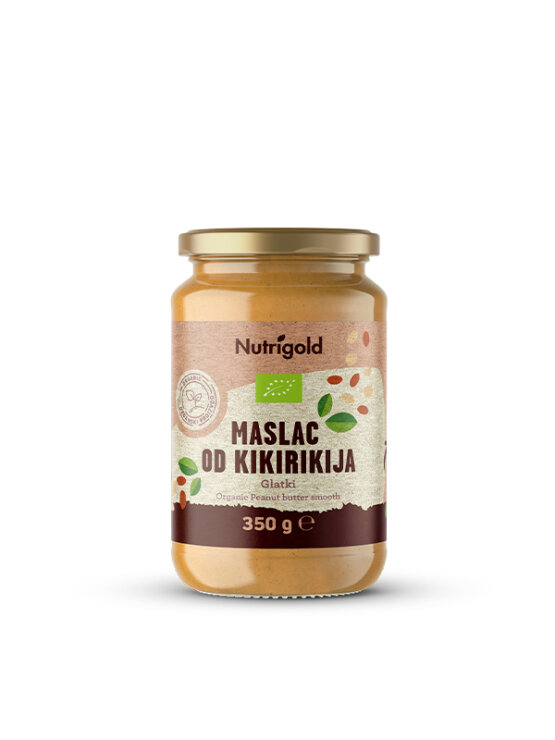 Nutrigold Kikiriki maslac Glatki - Organski u staklenoj ambalaži od 350g