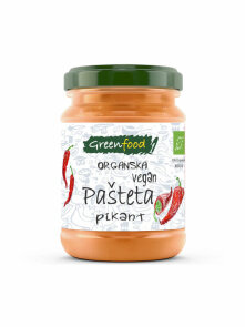 Greenfood Veganska pašteta Pikant - Organska u staklenoj teglici od 185g