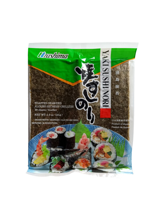 Nori alge za Sushi Yaki - pržene 28g Urashima