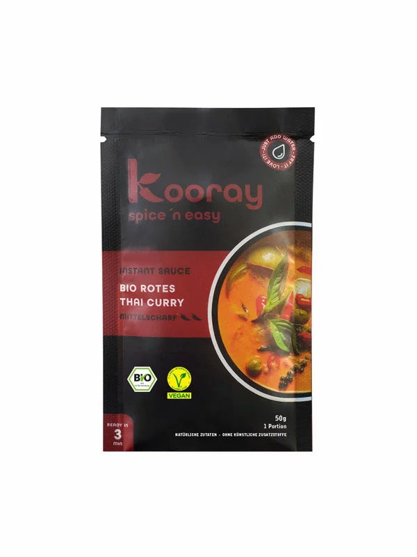 Instant Thai Curry umak Crveni - Organski 50g Kooray