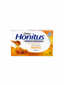 Dabur Honitus biljne pastile za grlo Med -u pakiranju od 24 kom