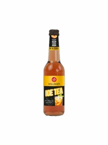 Osvježavajuće gazirano piće Ledeni čaj Breskva - Organsko 330ml Hollinger