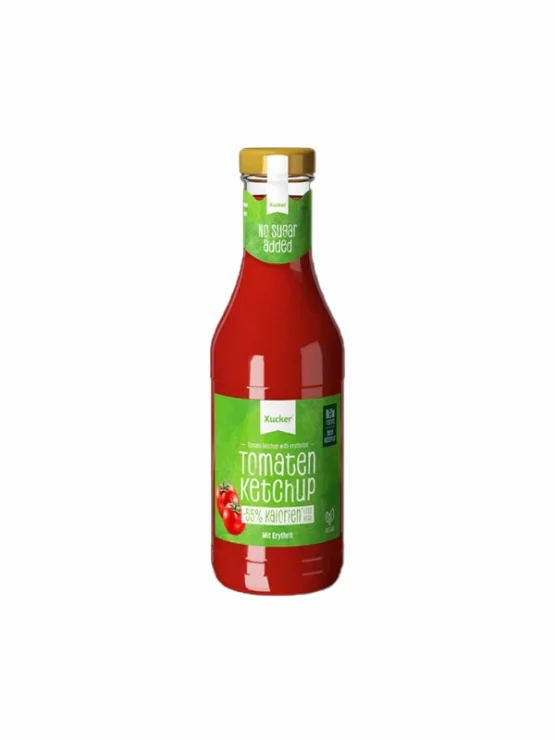 Kečap od rajčice s eritrolom - 500ml Xucker