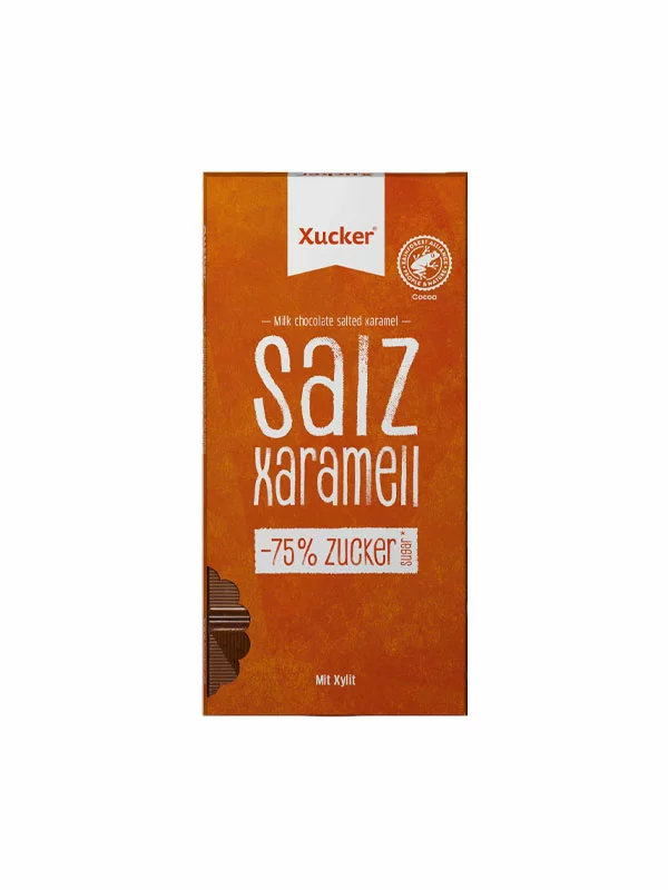 Mliječna čokolada sa slanom karamelom i ksilitolom - 80g Xucker