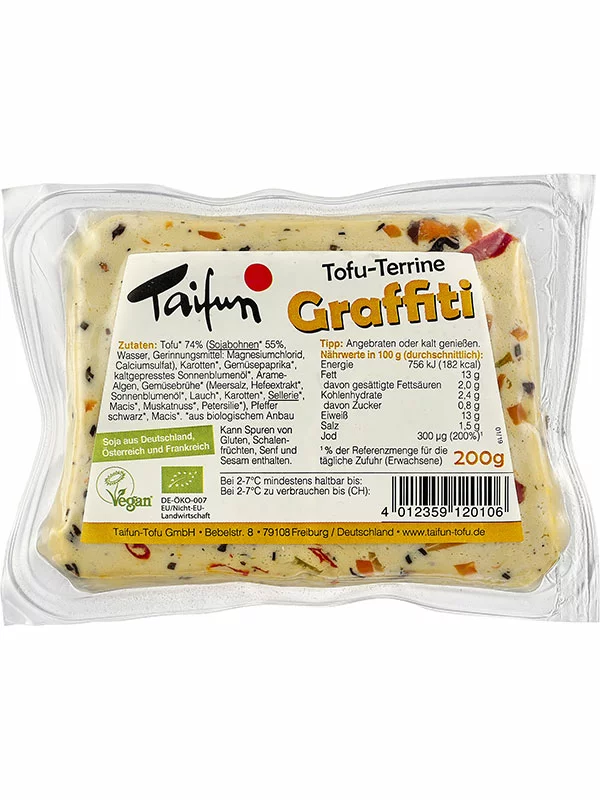 Tofu s povrćem Graffiti - Organski 200g Taifun