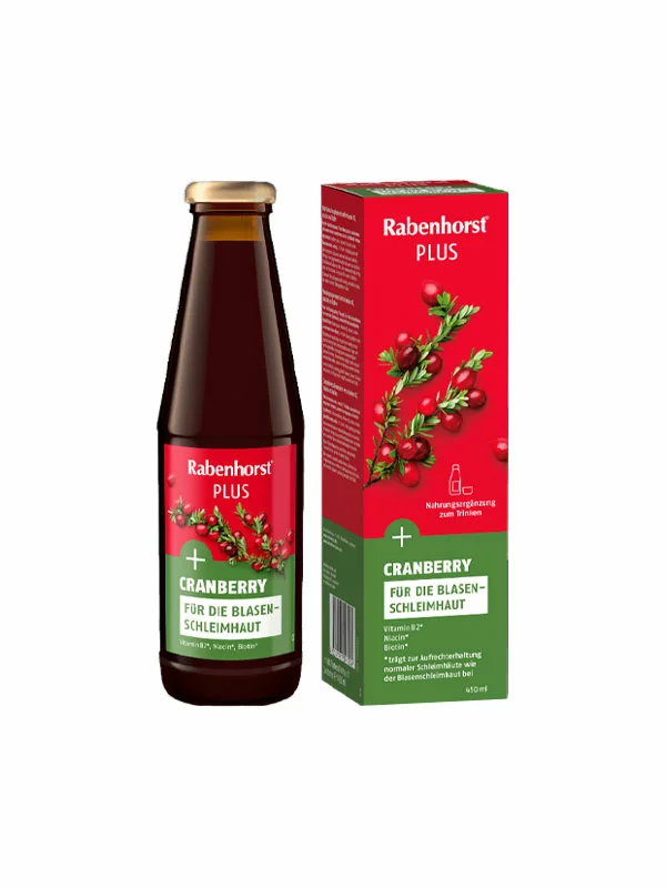 Sok od brusnice PLUS - 450ml Rabenhorst