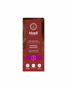 Biljna boja za kosu Mahagonij - 100g Khadi