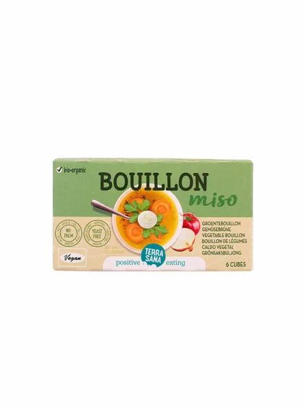 Povrtni temeljac Miso 6 kocki - Organski 64g Terrasana