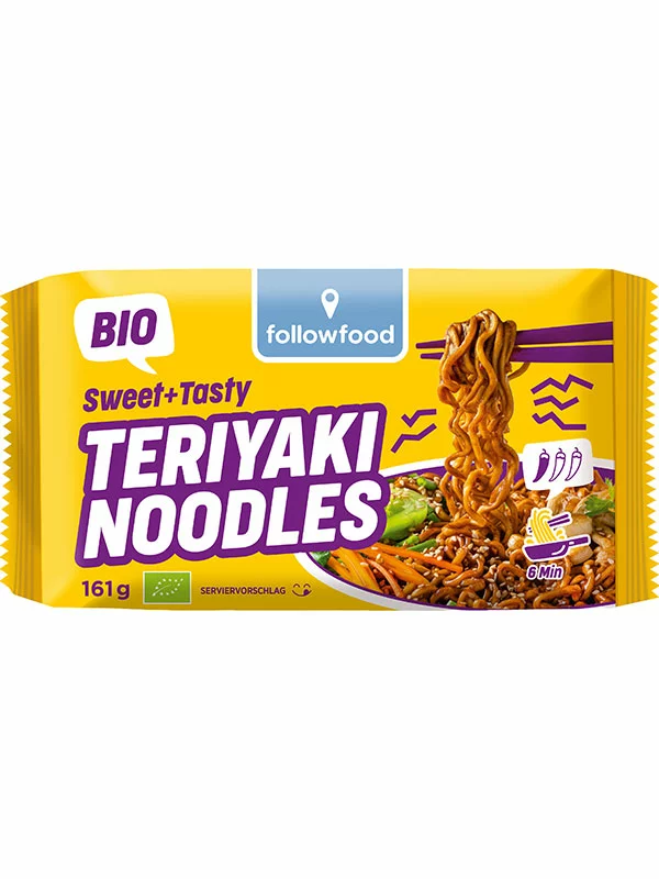 Rezanci Teriyaki - Organski 161g followfood