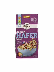 Muesli sa zobenim pahuljicama i bobičastim voćem Bez glutena - Organski 425g Bauck Mühle