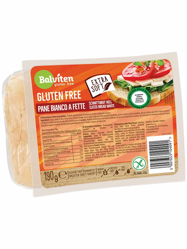 Bijeli kruh Bez glutena - 190g Balviten
