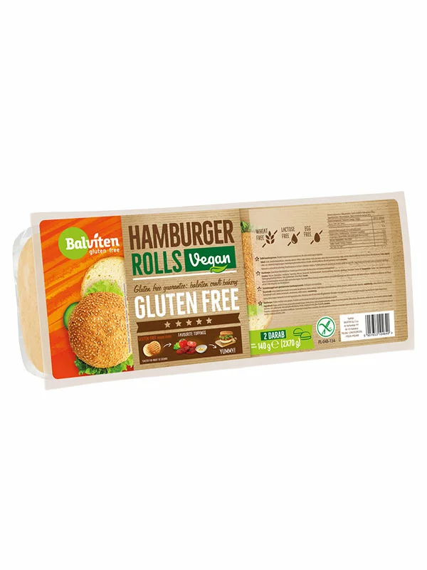 Hamburger peciva Bez glutena - 140g Balviten