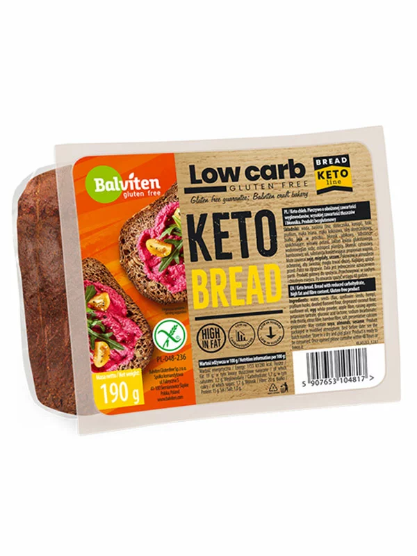 Keto kruh Bez glutena - 190g Balviten