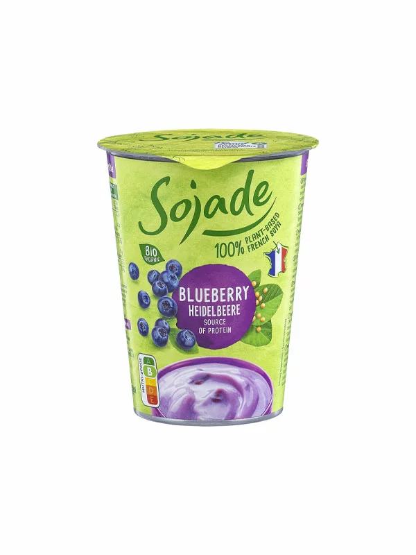 Veganski jogurt Borovnica - Organski 400g sojade